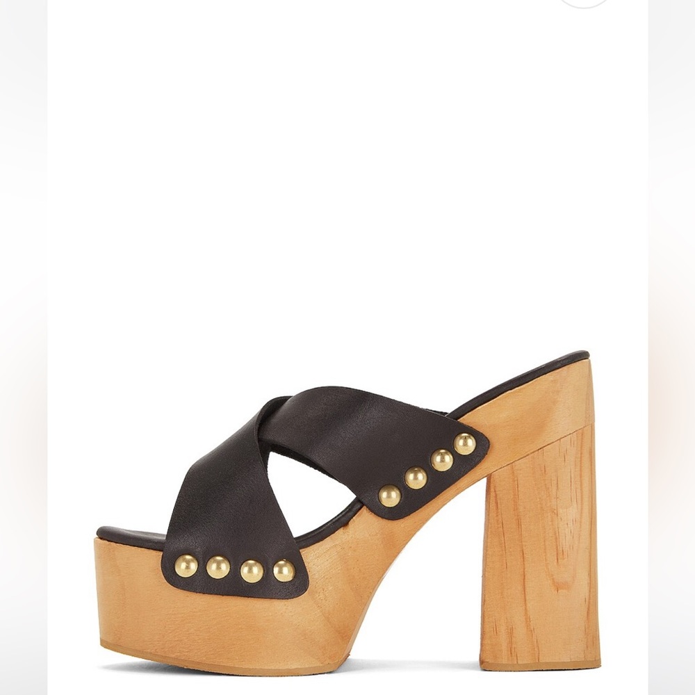 Jeffrey Campbell Sandal Platform Mule in Black size 7